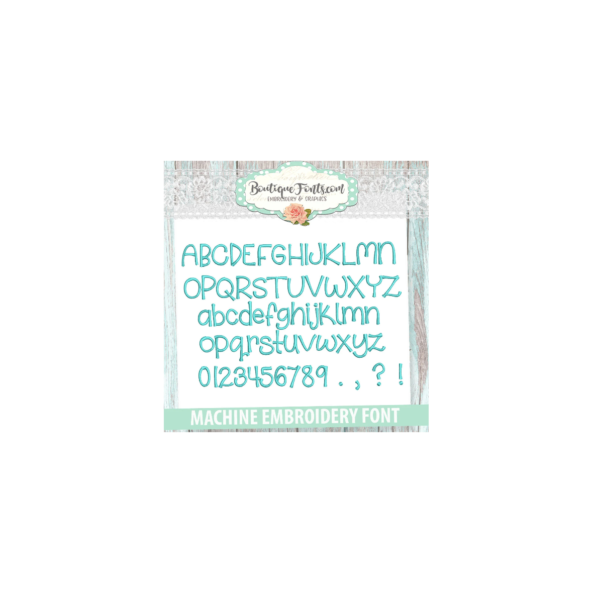 Fonts Embroidery Fonts Jillian Rose Font