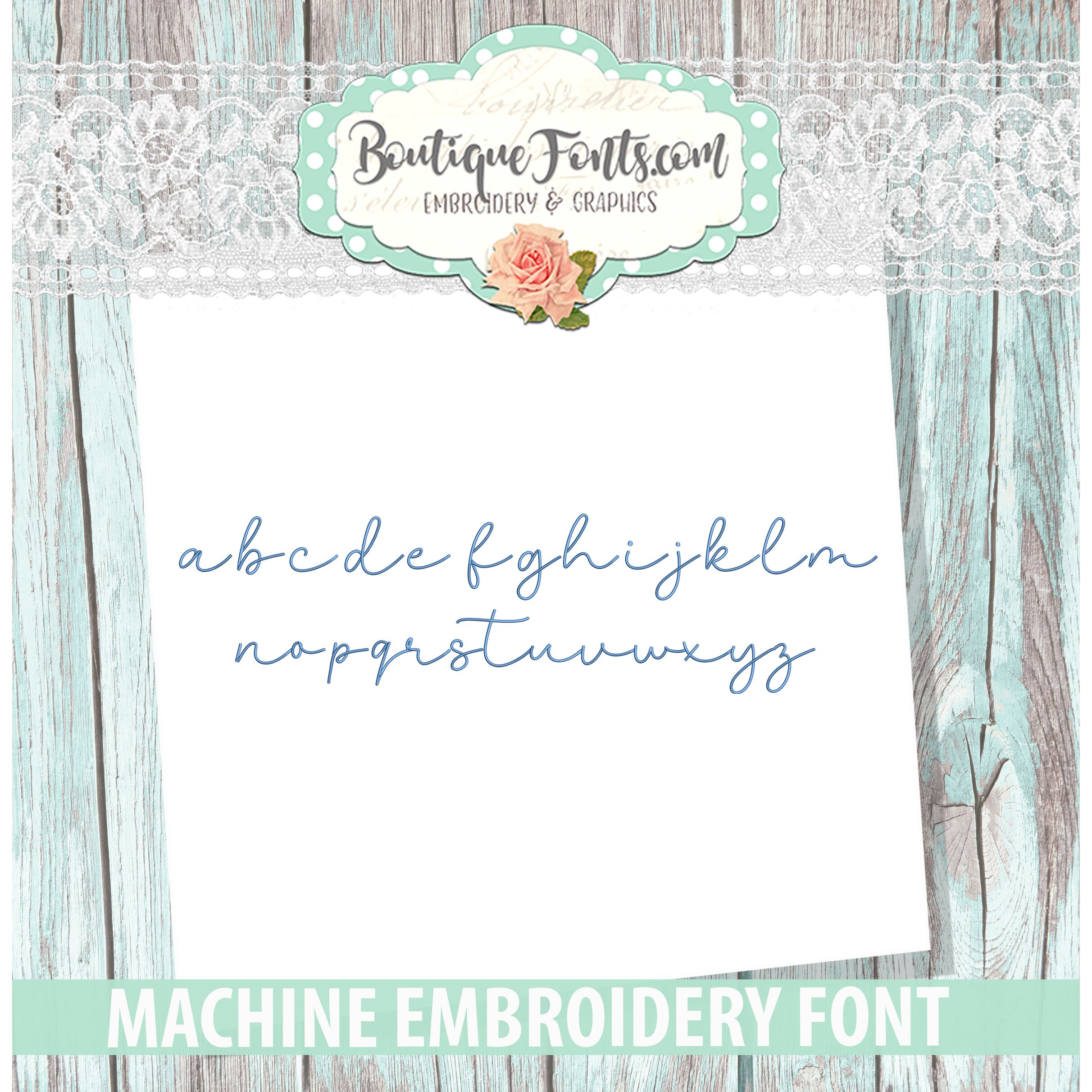 Fonts :: Embroidery Fonts :: Noah Font Set